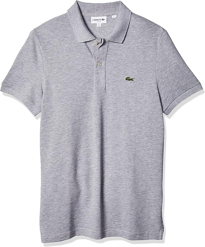 Lacoste Gris Polo Logo Original Talla M 